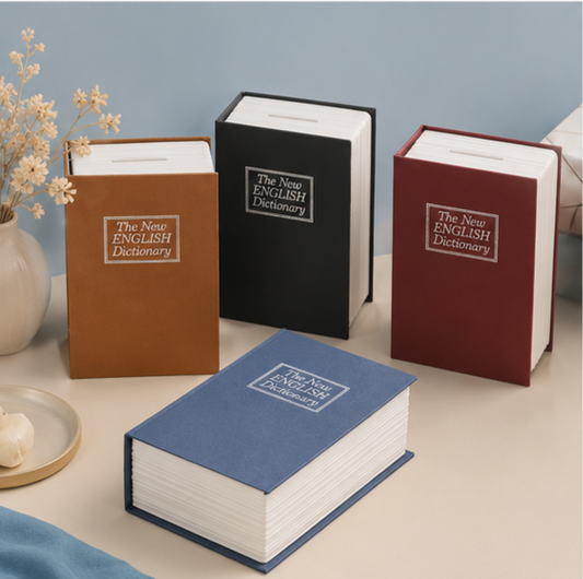 Hidden Dictionary Book Safe with Lock