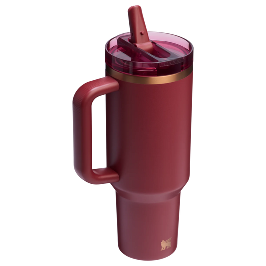 The Quencher ProTour Flip Straw Tumbler | 40 OZ β Gilded Pomegranate