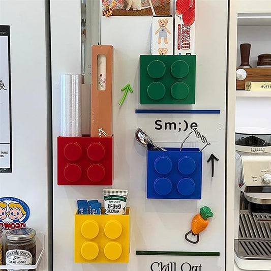 Magnetic Wall Storage Organizer Box- Random Colors
