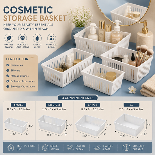 Cosmetic Storage Basket
