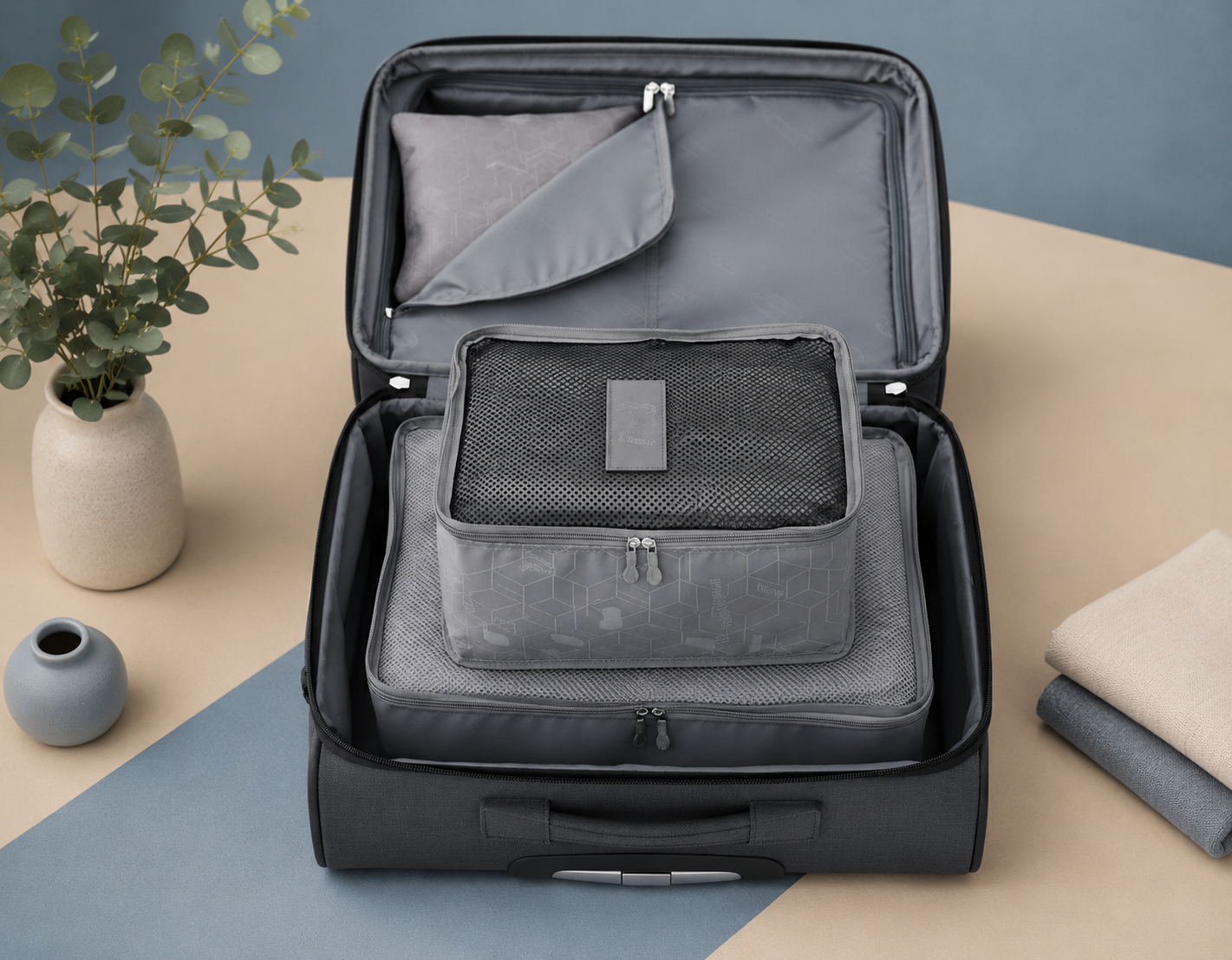 Travel Packing Cube Set – Luggage Organizer Bags (6pcs)