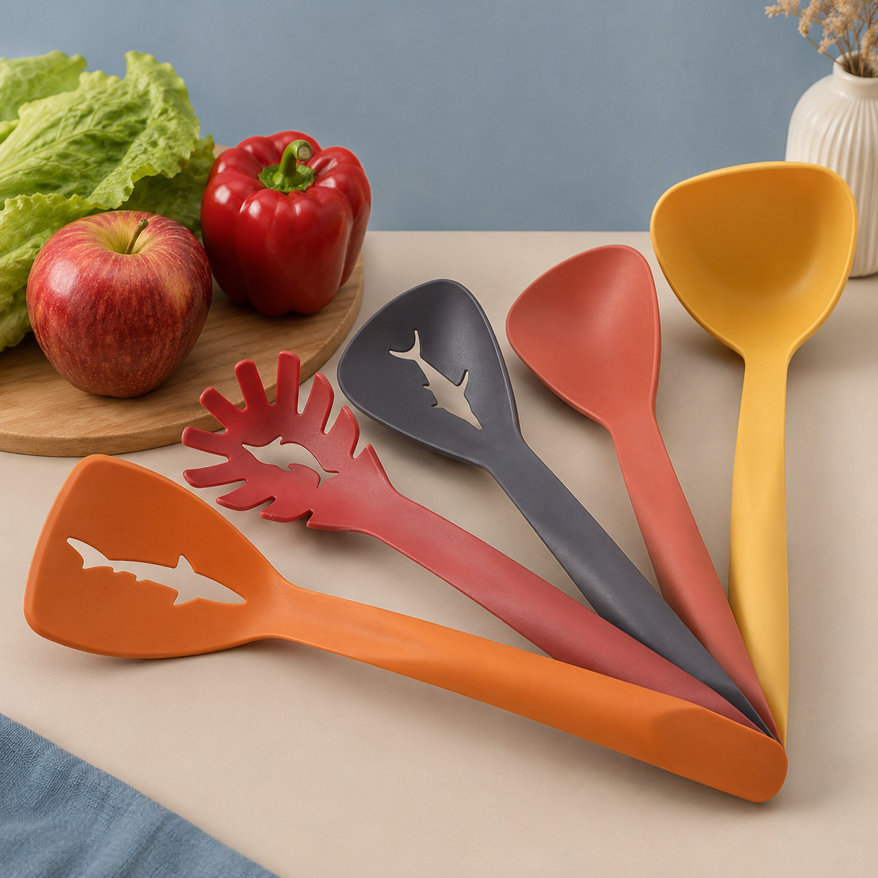 5-Piece Silicone Kitchen Utensil Set