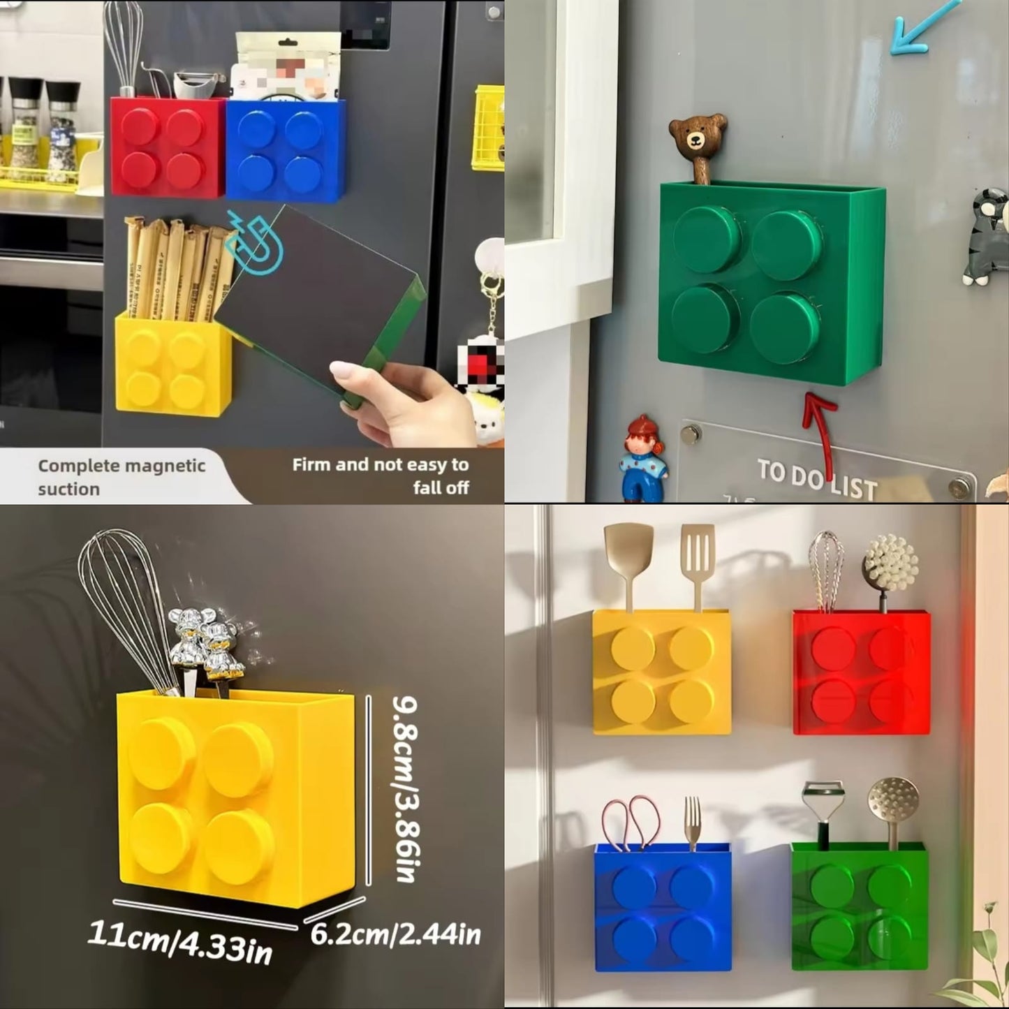 Magnetic Wall Storage Organizer Box- Random Colors