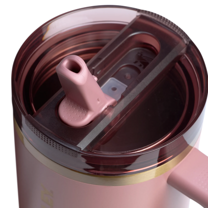 The Quencher ProTour Flip Straw Tumbler | 40 OZ – Antique Pink
