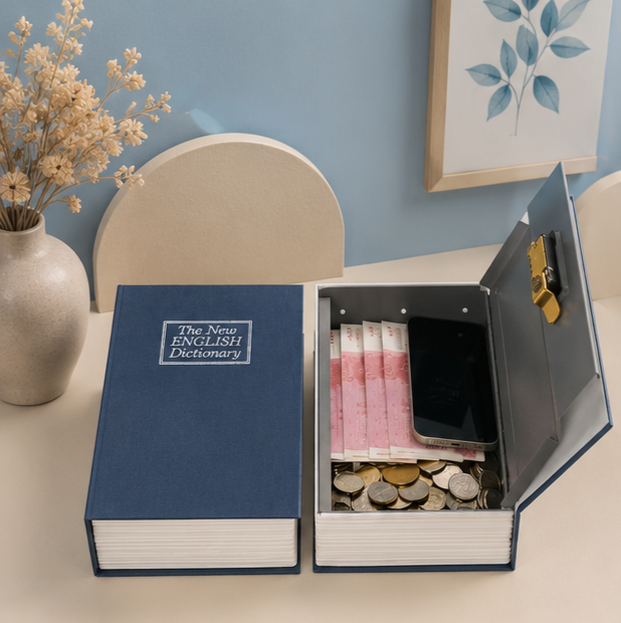 Hidden Dictionary Book Safe with Lock