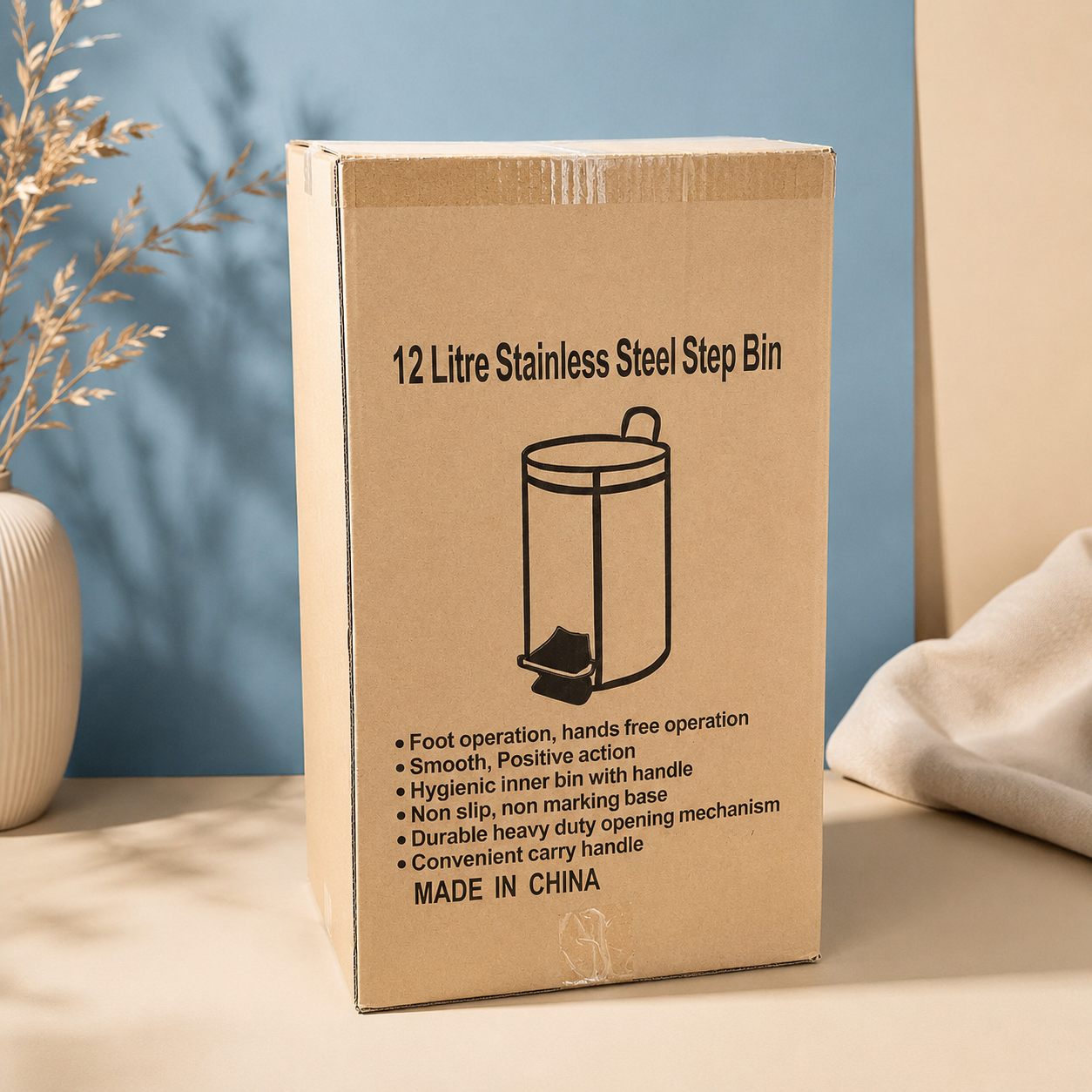 Premium Stainless Steel Pedal Dustbin – Normal & Hydraulic