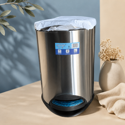 Premium Stainless Steel Pedal Dustbin – Normal & Hydraulic