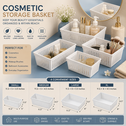Cosmetic Storage Basket