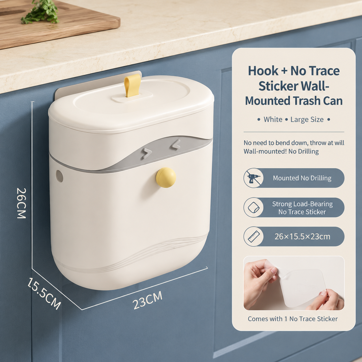 Folding Kitchen Trash Bin