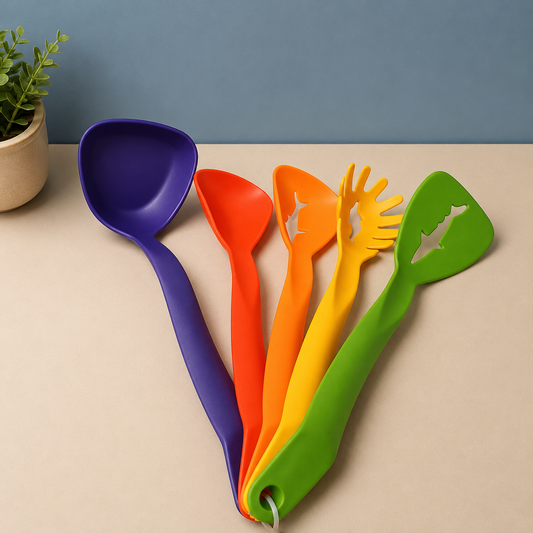 5-Piece Silicone Kitchen Utensil Set