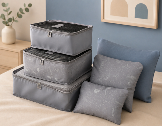 Travel Packing Cube Set – Luggage Organizer Bags (6pcs)