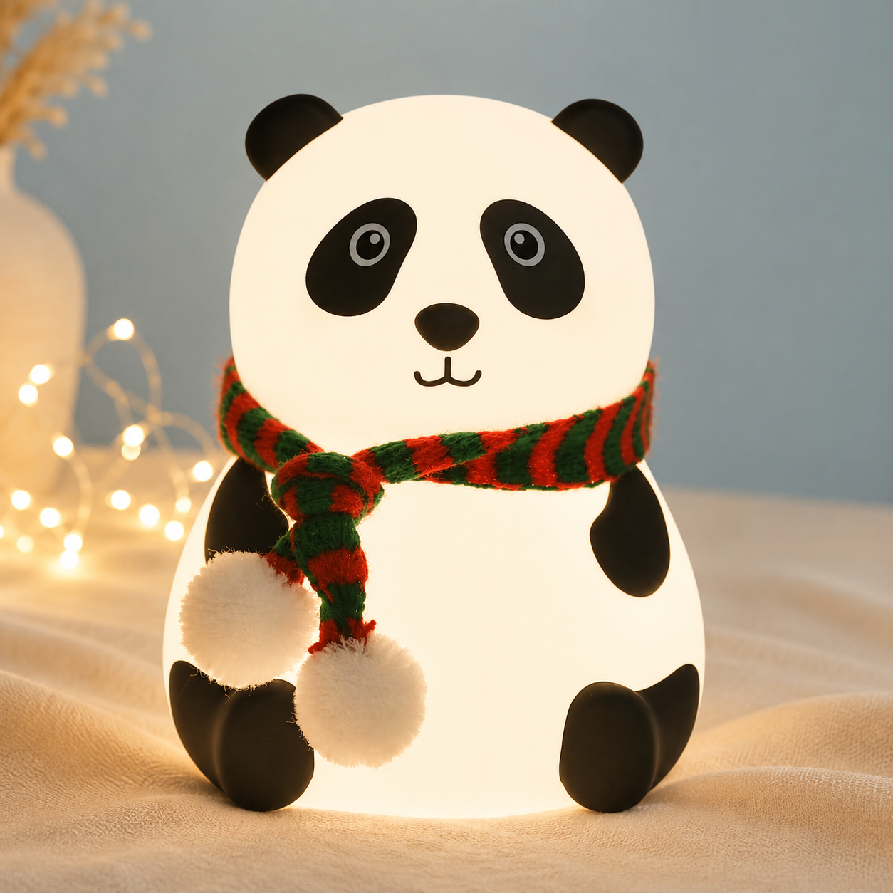 Panda Silicone Night Light – Soft LED Lamp for Kids & Bedroom