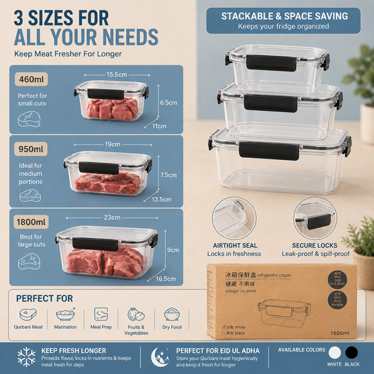Airtight Food Storage Container with Locking Lid