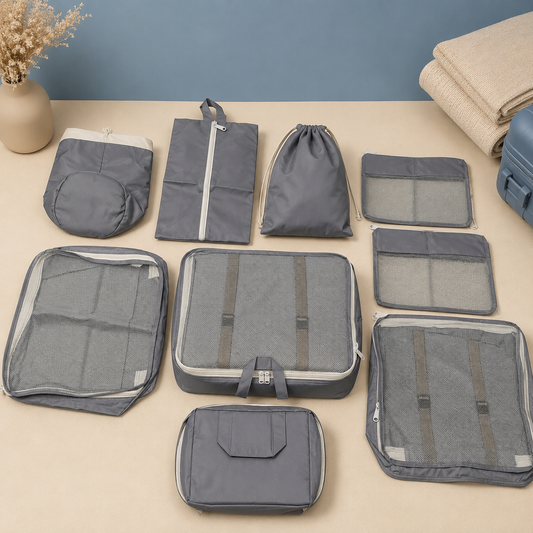 Travel 9-in-1 Packing Organizer Set