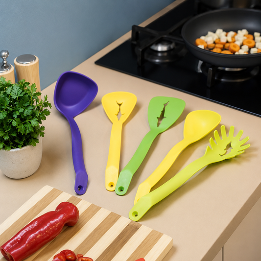 5-Piece Silicone Kitchen Utensil Set