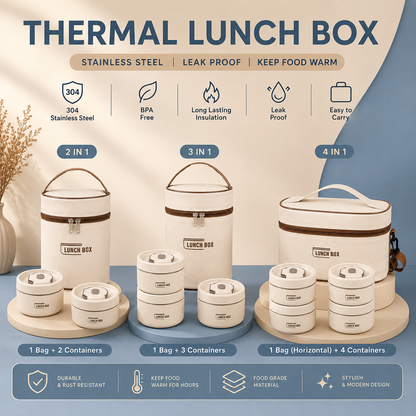 Thermal Lunch Box Collection (2-in-1 | 3-in-1 | 4-in-1)