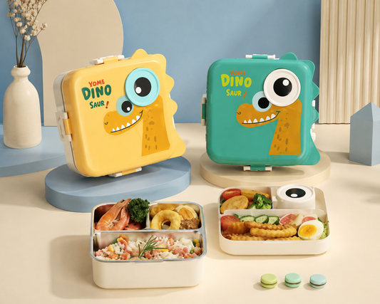 Dinosaur Stainless Steel Kids Lunch Box