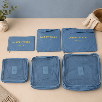 Travel 6-in-1 Organizer Pouch Set