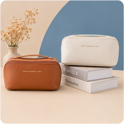 Premium Multi-Compartment Cosmetic & Toiletry Organizer Bag