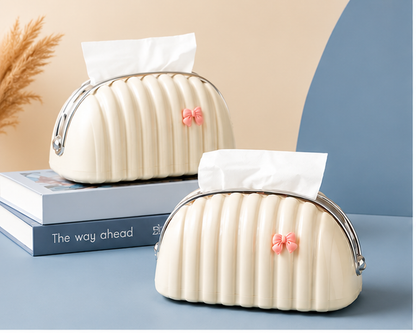 Premium Decorative Shell Style Tissue Box Holder