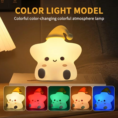 RGB Star Silicone Night Light