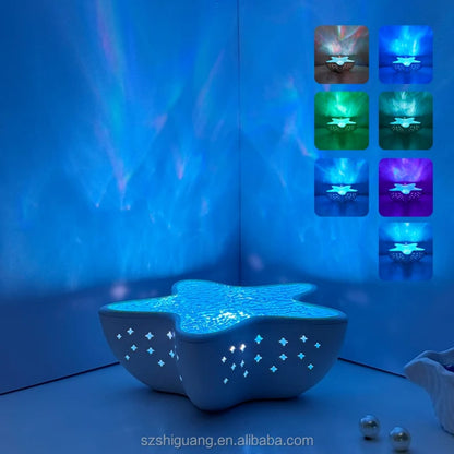 Starfish Ocean Wave Projector Lamp