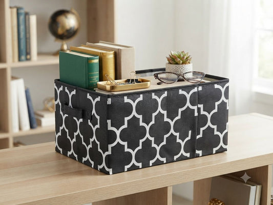Fabric Storage Organizer Basket (13 × 9 × 8 Inches)