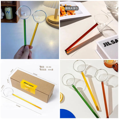 Borosilicate Glass Spoon