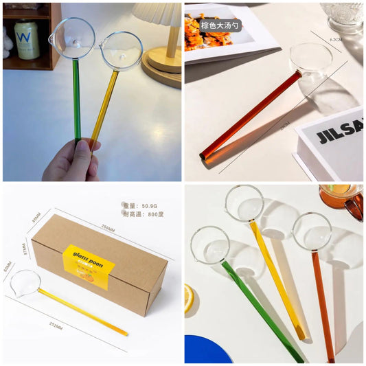 Borosilicate Glass Spoon