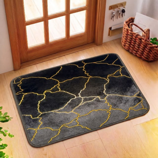 Premium Luxury Floor Mat – Black & Gold Collection