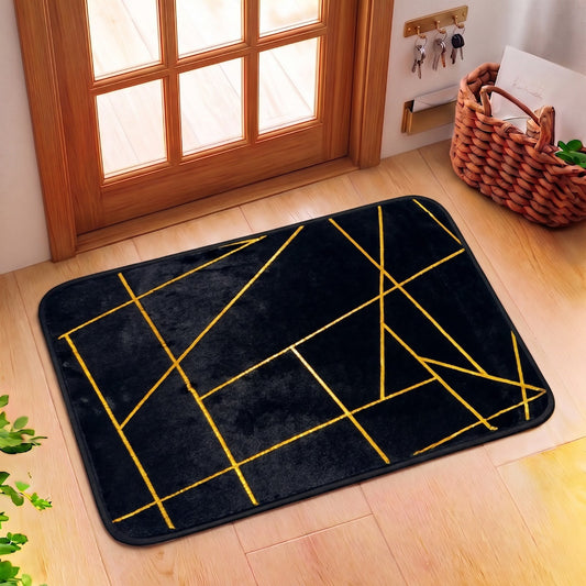 Premium Luxury Floor Mat – Black & Gold Collection