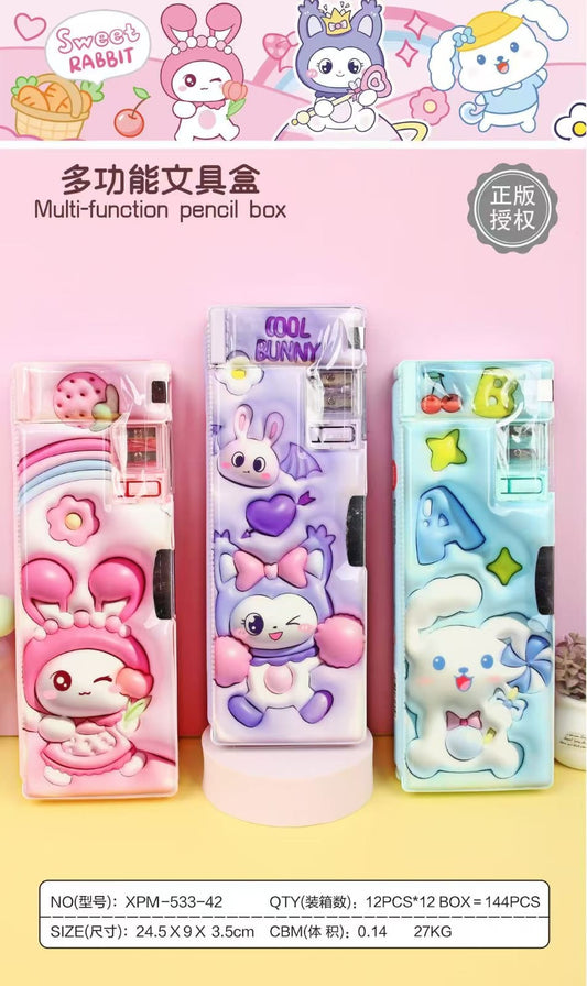 Multi-Function 3D Cartoon Pencil Box