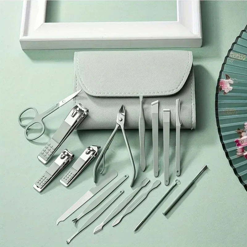 16-Piece Professional Manicure & Pedicure Set