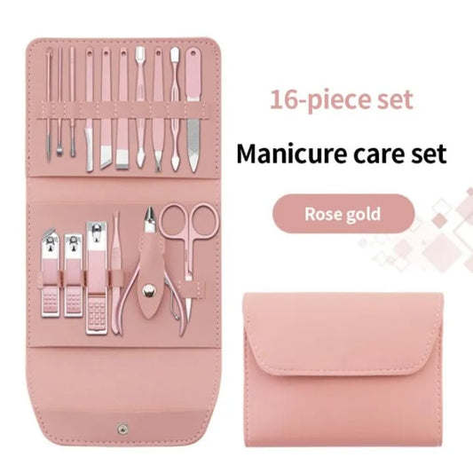 16-Piece Professional Manicure & Pedicure Set