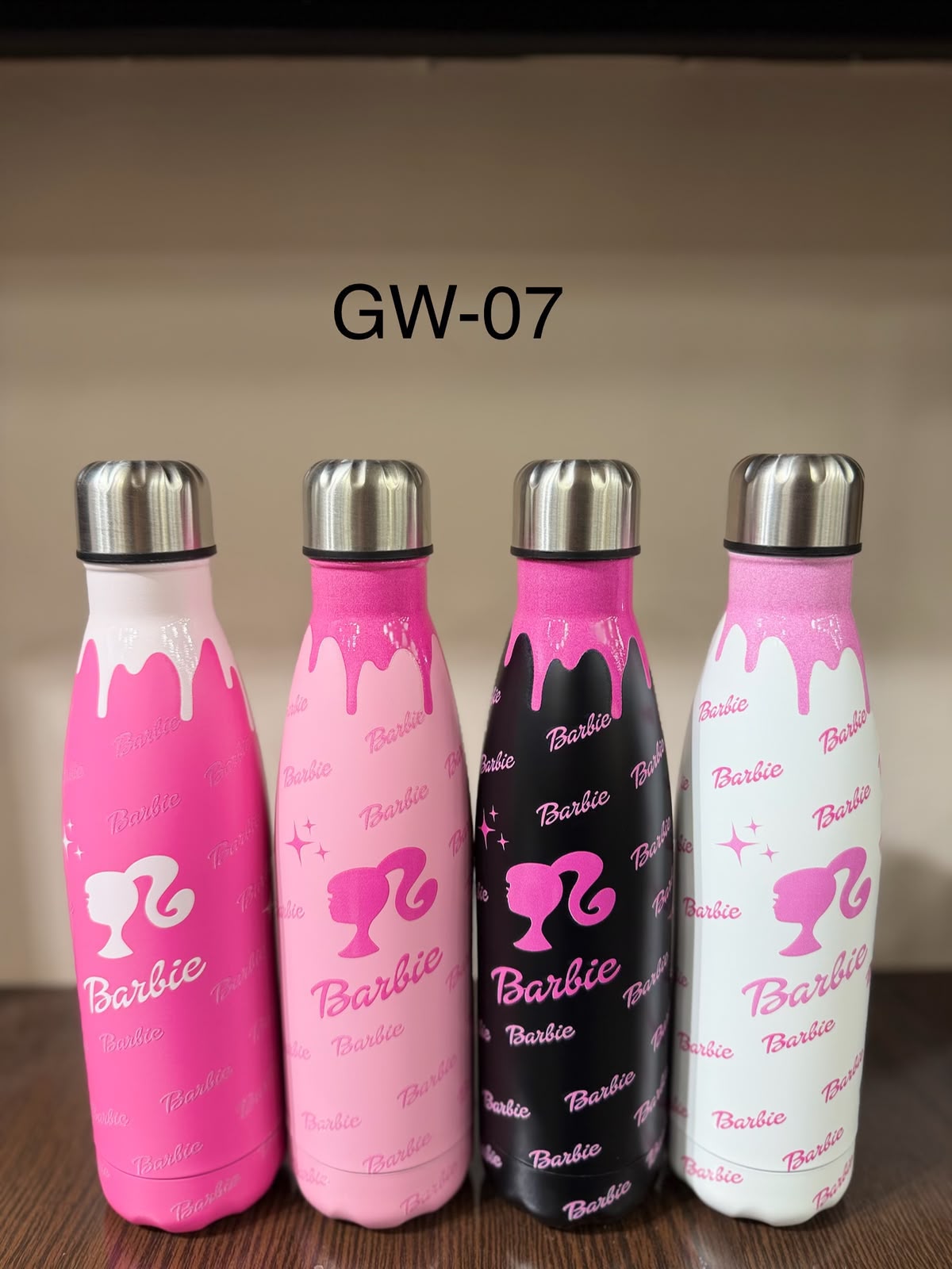 Barbie-Themed Stainless Steel Water Bottle – 500ml(1pcs)