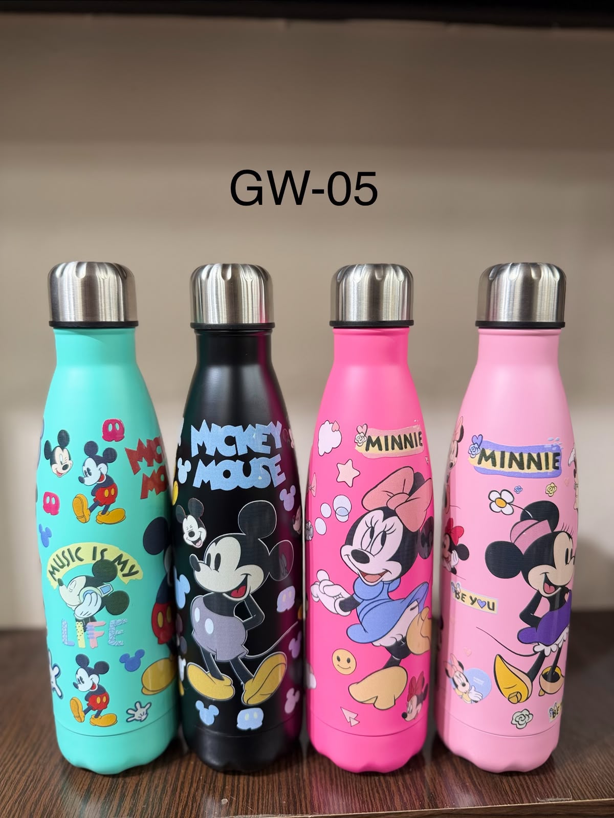 Mickey & Minnie Stainless Steel Vacuum Bottle – 500ml(1pcs)
