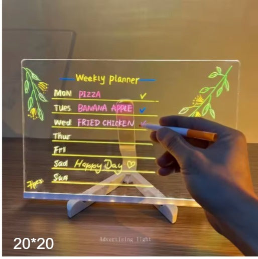 Color DIY Drawing Board Night Light