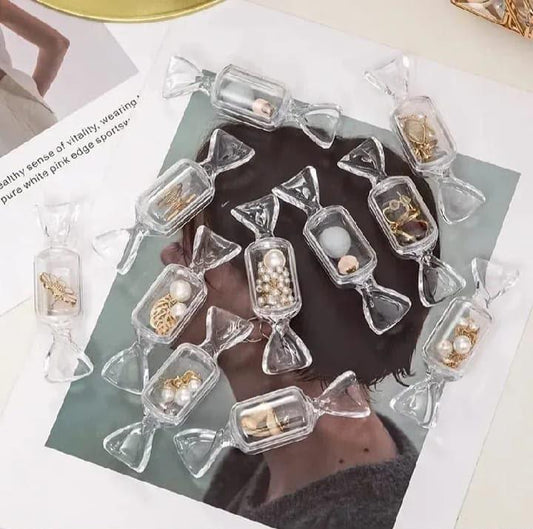 Candy-Shaped Glass Storage Jar Set(10pcs pack)
