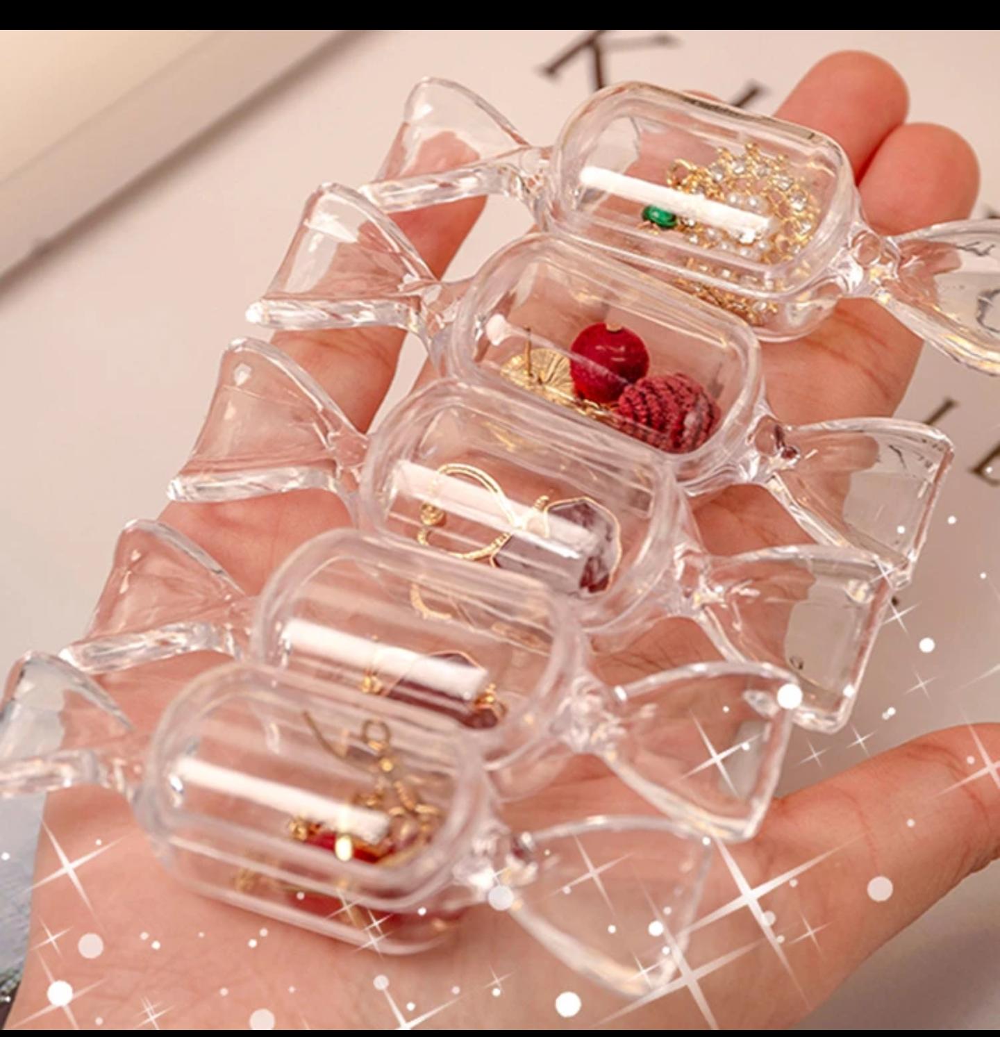 Candy-Shaped Glass Storage Jar Set(10pcs pack)