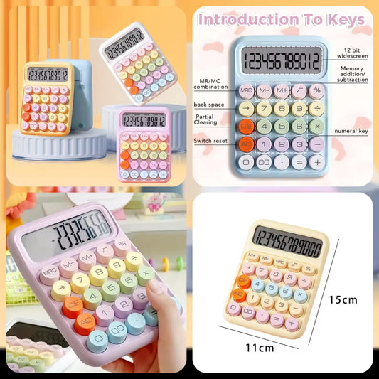 Cute Pastel Desktop Calculator