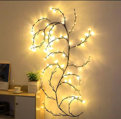 ✨ LED Tree Branch Fairy Lights – Warm & Elegant Wall Décor