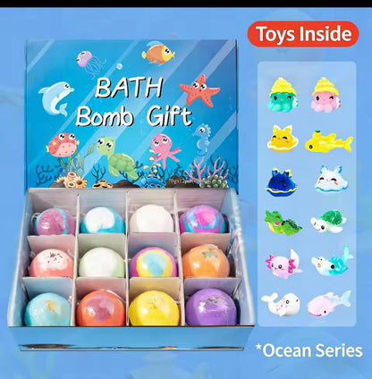 Ocean Toy Bath Bombs