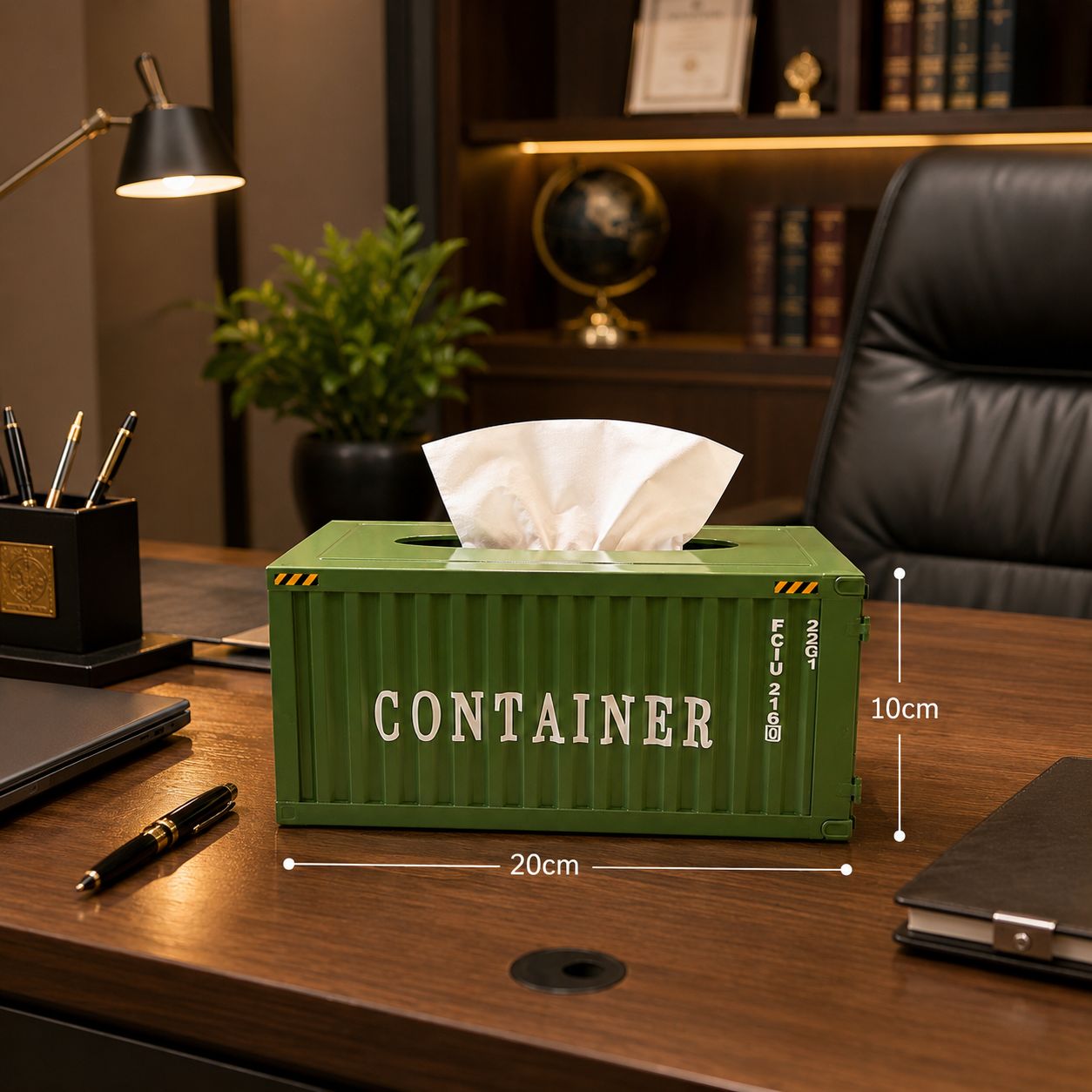 Container Design Metal Tissue Box Holder ( Random Colours)