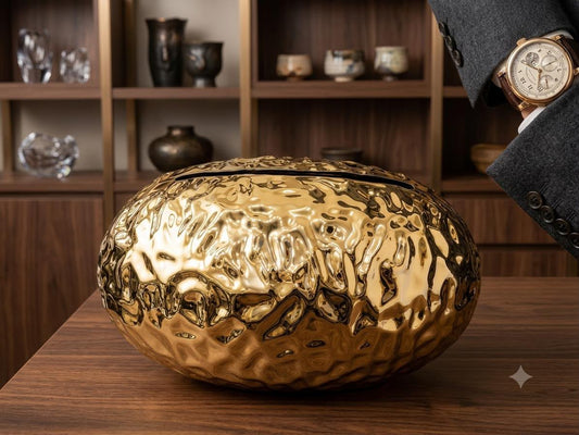 Luxury Oval Decorative Tissue Box