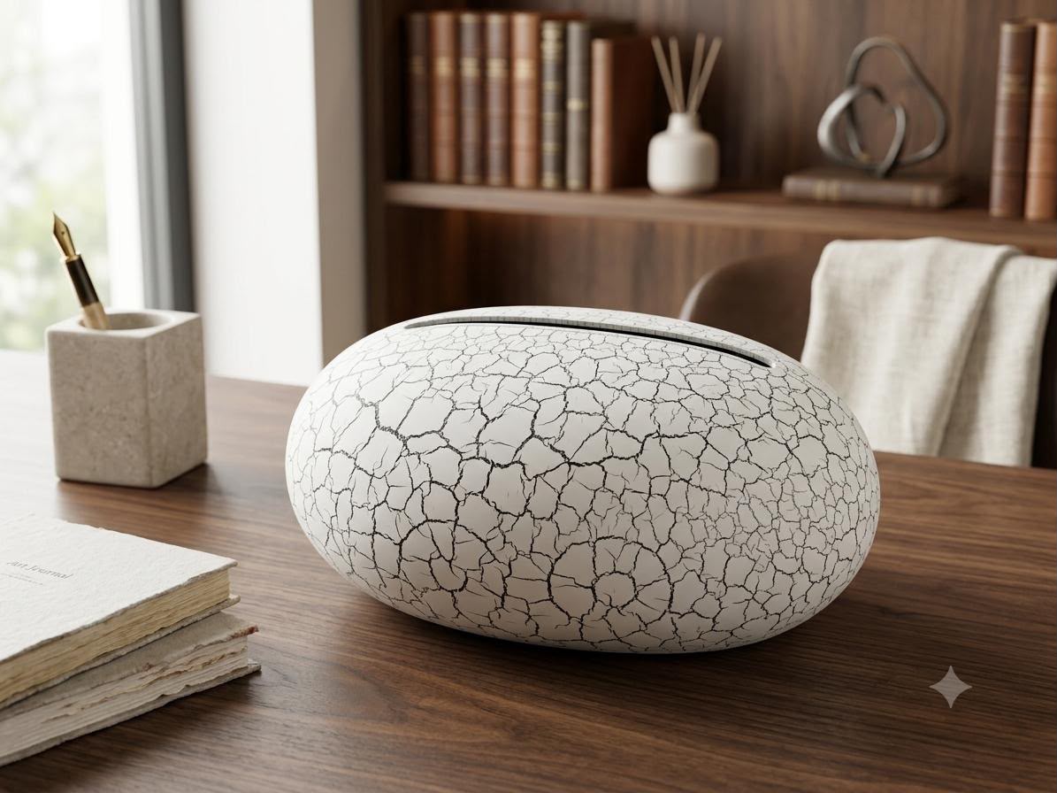 Luxury Oval Decorative Tissue Box