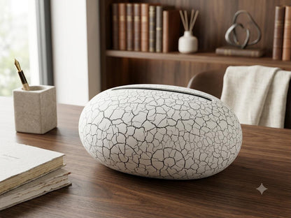 Luxury Oval Decorative Tissue Box