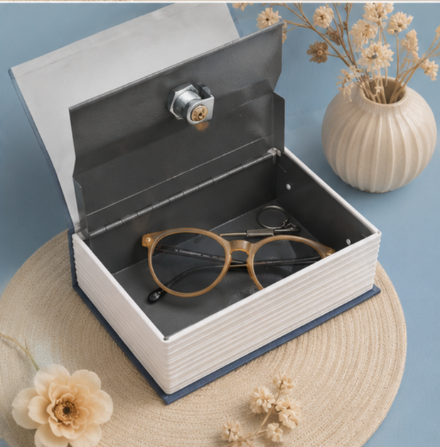 Hidden Dictionary Book Safe with Lock