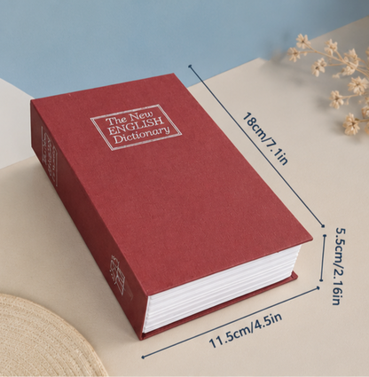 Hidden Dictionary Book Safe with Lock