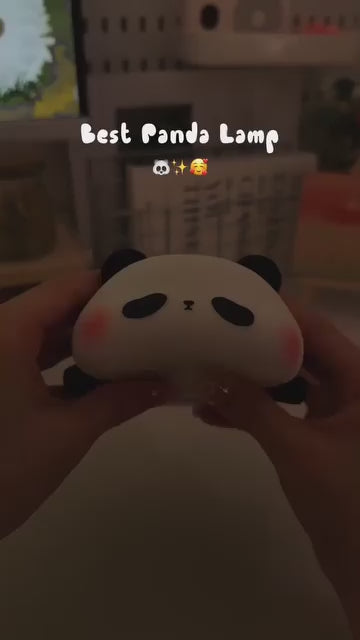 Rechargeable Cute Panda Silicone Night Lamp – 3 Brightness Levels