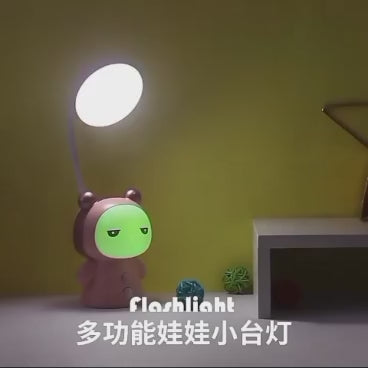 Cute Character Rechargeable Mini Desk Lamp